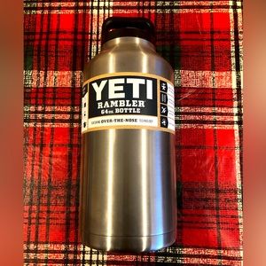 YETI Rambler. 64 ounce stainless steel bottle.